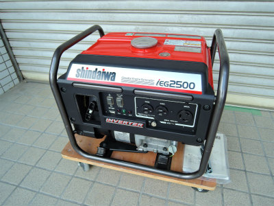 2023年5月買取
発電機
shindaiwa IEG2500