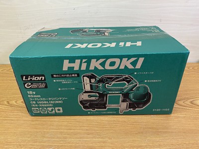 2026年6月買取
HiKOKI ロータリーバンドソー
CB18DBL(S)(NN)・新品
買取金額：24,000円