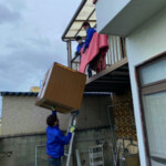 家具の搬出（吊りおろし）